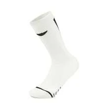 LI-NING CBA Professional Basketball Crew Socks Breathable, Sweat-Wicking,Men's Mid-Calf Athletic Socks AWLW035 - White - View 2
