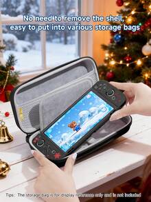 Ayotu 1pc Christmas Snowflake & Cherry & Bow Theme Protective Case, Compatible With Switch, Compatible With New Switch2(2025)/Switch NS/Switch OLED, Can Be Installed On Dock Without Removing Protective Case, Universal Game Controller Protective Cover, Switch Game Accessories, Anti-Drop, Anti-Slip, Anti-Scratch, Fashionable And Beautiful, Suitable For Christmas/Back To School/Winter/Easter/Birthday Gifts And Other Occasions. - View 9