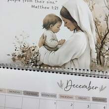 2027 Bible Verse Calendar Christian Religious Desk Calendar Inspirational Catholic Daily Planner New Year's Plan Desktop Decor - Multiple Styles - View 3