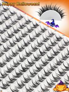 352 Clusters Single Cluster False Eyelashes, Eyelash Storage Book, Cluster False Eyelashes, DIY Home Eyelash Extensions, Spiky Style Eyelashes, Medusa Style Eyelashes, "Fairy Style" Eyelashes, Multi-Functional False Eyelash Set, Suitable For Daily Makeup - Multicolor - View 9