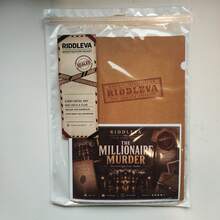 RIDDLEVA Millionaire Detective 推理桌遊 冷案調查拼圖桌上遊戲 1-6人 適合家庭聚會 互動遊戲 萬聖節派對 聖誕節 生日禮物 - 駝色 - 查看 12