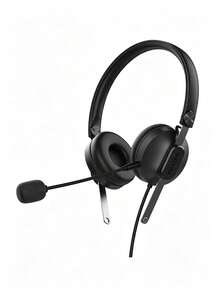 Headset Call Center Philips SHM2018 Over-Ear, Masker Layanan Pelanggan, Peredam Kebisingan Cerdas, Jack 3.5mm Tunggal/Ganda, Headset Komputer/Kantor/Pusat Panggilan - View 6