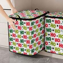 1pc Large Capacity Star-Shaped Lid Storage Box, Foldable Organizer Bin, Suitable For Blankets And Quilts, Equipped With Durable Zipper, Perfect Holiday Home Gift, Can Be Used For Underbed Storage. With Lid Organizer Bin, With Lid Storage Box, Extra Large Quilt Organizer Bin, With Lid Storage Box, Storage Box, With Lid Storage Box, Storage Cabinet, Medicine Storage Box, Box-Style Storage, Storage Bin, Cabinet - Multicolor - View 13