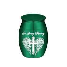 Small Keepsake Urn For Human Pet Ashes - 1.57 Inch Mini Cremation Urn In Aluminum Alloy - Memorial Ashes Holder - Multicolor - View 7