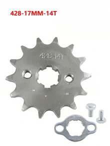 Front Engine 428# 10T 11T 12T 13T 14T 15T 16T 17T 18T 19T Teeth 17mm 20mm Chain Sprocket With Retainer Plate Locker - A - View 21