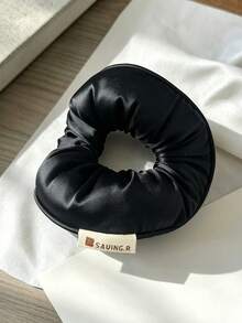 1/2pcs Ultra Soft Satin Hair Scrunchies | 3D Thickened Large Hair Band, Simple And Versatile, Wear While Sleeping To Get Wavy Curls Without Damaging Hair. Sleep Essential - Multicolor - View 5