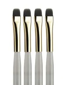 1pc Crystal Multi-Function Nail Art Texture Brush, Line Drawing Gel Brush, Dotting Pen, Professional Nail Salon Tool - Multicolor - View 8