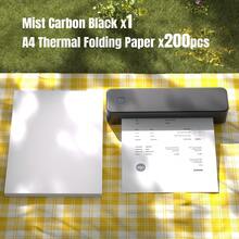 ORICO A4 Portable Thermal Paper Printer - Built-In Battery, Compatible With 216MM-56MM Width Paper, Inkless, Lightweight Mini, Suitable For Home, Office And Travel Use - Black - View 18