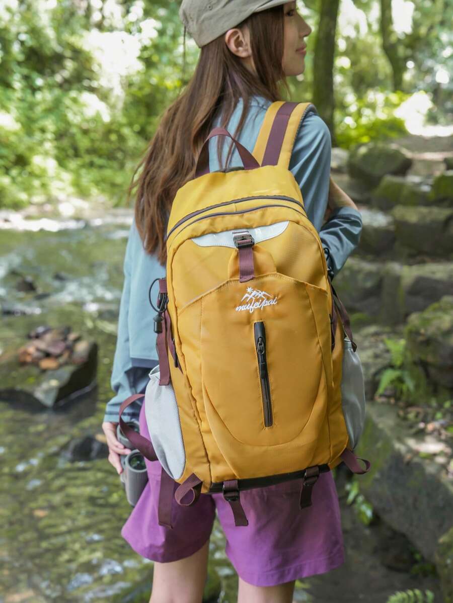 Ransel Luar Ruangan, Ransel Pendakian Luar Ruangan, Ransel Modis, Tas Luar Ruangan Ringan, Banyak Kantong, Tas Perjalanan Dua Bahu,