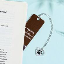 Marcapáginas de acero inoxidable con diseño divertido de tema de lectura de perro salchicha, impreso con escenas de lectura divertidas y citas juguetonas, un regalo ideal para amantes de los perros salchicha y entusiastas de los libros - Talla única - Ver 11