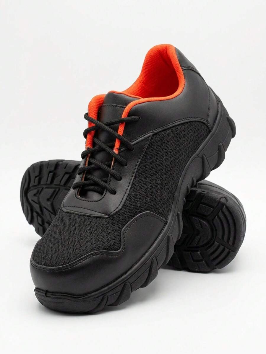 Men Work & Utility Shoes - Black - View 1