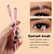 26pcs And 2pcs Free Gift Makeup Brush Set With Makeup Sponges Powder Puff Cleaning Mat Face Washing Wristbands Soft Synthetic Bristles Cosmetic Brushes For Foundation Blush Eyeshadow Makeup Tools Gift For Makeup Lover - Pink - View 3