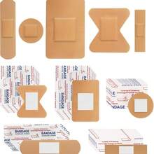 300/160/100/60/50pcs Assorted Waterproof Bandages, Multi-Size First Aid Bandage Patches, Different Sizes Fingertip Band-Aids, Suitable For Daily Care And Outdoor Travel, Can Be Put Into First Aid Kit - Multicolor - View 6