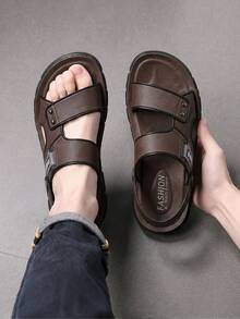 Men Sandals - Brown - View 3