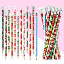 HB Pencils, Customized Pencil Body With Different Patterns, Student And Children Gift, Cartoon Cute Highly Attractive, Wooden Stationery Pencil, Student School Supplies Gift - Christmas Pencil - View 8