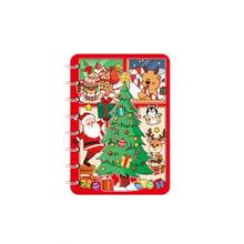 Christmas Series 2 Pens And 2 Mini Notebooks + 1 Keychain Christmas Notebook, Suitable For Daily Writing, Work Records, Back To School Season, School Opening Season, Christmas Gifts, Halloween And Various Holiday Supplies - Set - View 3