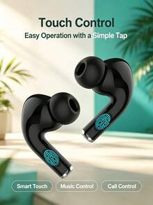 SZLWSM In-Ear Headphones - Compact & Portable Design, Smart Noise Cancellation, Ultra-Long Battery Life. Bluetooth Earbuds, Compact & Portable, In-Ear Bluetooth Headphones With Mini Earbuds And Charging Case - View 3