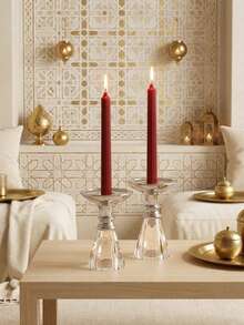 Light Luxury High-Quality Exquisite Candle Holder – Table Wedding Home Ambiance Soft Decor Prop For Living Room, Office, Party& New Year Gift - Multiple Styles - View 7
