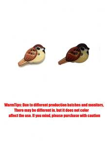 12pcs Handmade DIY Bird-Shaped Buttons With 2 Eyes, Plastic Material, Suitable For Clothing, Hats, Bags, Multi-Color Bird-Shaped Craft Buttons For Sewing, Scrapbooking, DIY Clothing Decoration - A - View 10