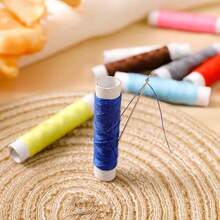32pcs Sewing Kit Set, Includes Large Eye Hand Sewing Needles (Easy To Thread For Elderly), Thimbles, Needle Threaders, Sharp And Durable Needles. Convenient Storage To Prevent Needle Loss - 32pcs - View 3