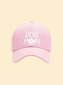 1pc "Dog Mom" Printed Baseball Cap, Classic Casual Vintage Soft Sweatband, Adjustable Size, Lightweight Multipurpose, Retro Dad Hat, Suitable For Trip - Multicolor - View 17