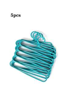 3/4/5pcs Multi-Functional 5-Layer Pants Hanger - Durable Plastic Multi-Layer Wardrobe Storage Rack, Suitable For Clothes, Shirts, Etc. - Multi-Color, Clothing Organizer Storage Rack For Pants And Scarves, Non-Slip Space-Saving Wardrobe Organizer, Multi-Layer Scarf And Tie Rack, Portable Wardrobe Clothing Storage Rack, Perfect Hanger For 365-Day Use - Multicolor - View 16