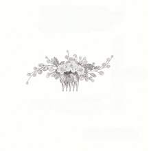 1pc Casual Party Elegant Iron Hair Comb Bridal Wedding Hair Accessory All Seasons - Multicolor - View 7