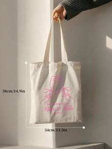 客製化單身女派對與婚禮購物袋，個性化單身女派對禮物，伴娘禮物，訂婚禮物，準新娘禮物，訂婚派對 - 彩色 - 查看 8