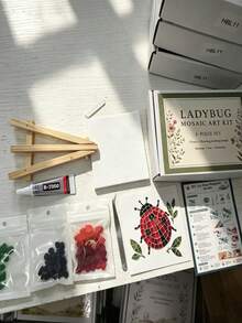 成人初學者 DIY 馬賽克藝術套裝,含畫架的完整手工馬賽克工藝材料,創意家居裝飾藝術項目,送給藝術愛好者的完美禮物 - 多色 - 查看 9