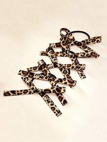10/5/1pc Leopard Print Women's Bow Headband, Playful Fashion Bow Design, Suitable For Daily Wear, Perfect Gift Choice, Women's Hair Accessory Decoration - Multicolor - View 4