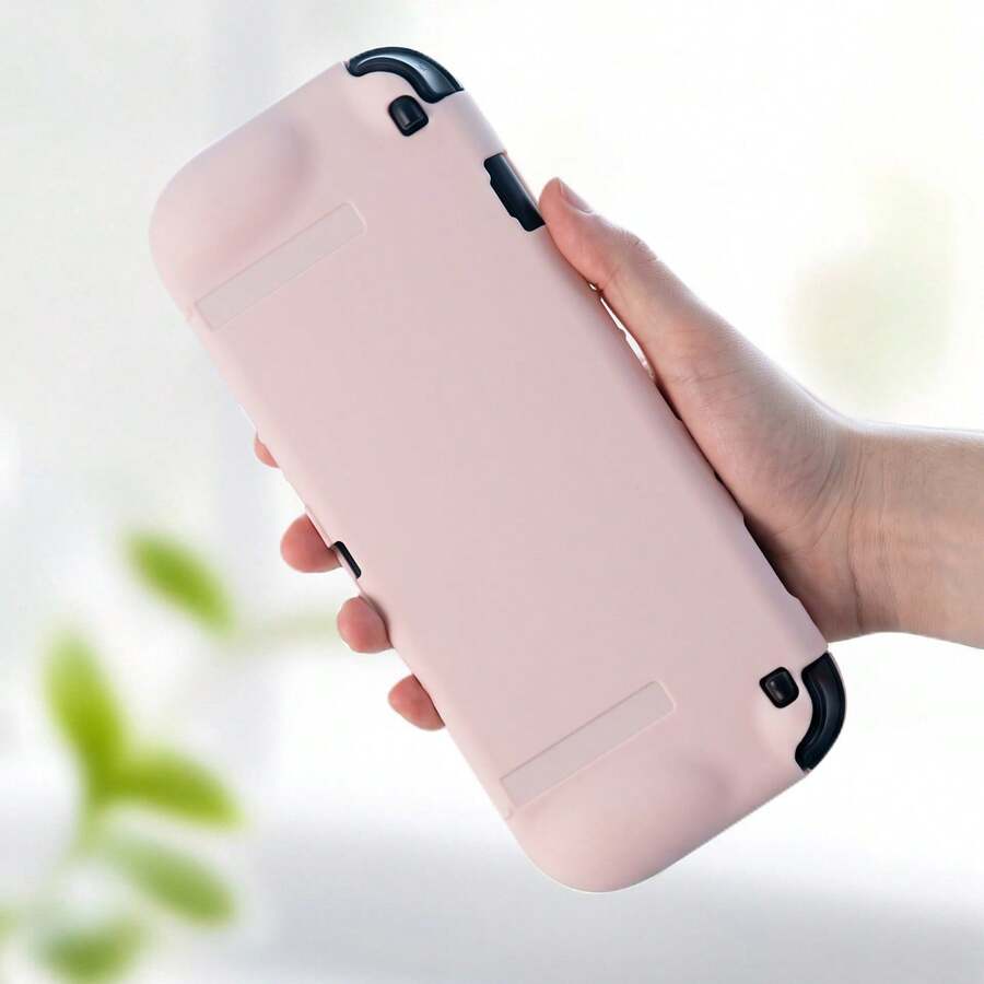 Switch2 Protective Case Soft Silicone Full Coverage Bubble Design Solid Color Dustproof Shockproof - View 1
