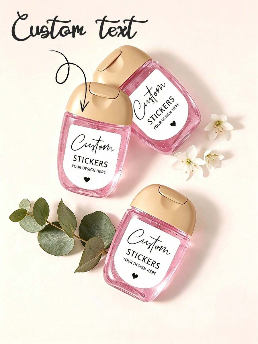 Custom Hand Soap Labels Stickers, Suitable For Graduation, Wedding, Bridal Shower, Coming Of Age, Birthday, Holiday Party And Other Occasions And Baptism, No Hand Soap Included, Halloween, Christmas - Multicolor - View 1