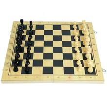 Wooden Chess Board, Suitable For Chess, Checkers And Tic-Tac-Toe - Connectable Wooden Checkers And 32 Standard Chess Pieces - Suitable For Ages 14 And Up, Family Entertainment, Board Games, Chess, Board, Wooden Board Games, Wooden Chess Board, Word Game Board, Valentine's Day Gift - Multicolor - View 6