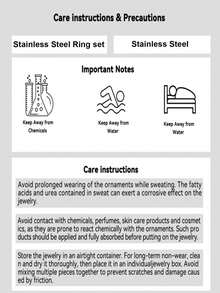 3PS Stainless Steel Women's Stackable Twisted Plain Ring Fashion Personalized Ring Set - Gold - View 4