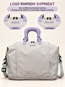 Women's Large Capacity Expandable Travel Bag, Lightweight Tote Bag With Shoulder Strap, Portable Overnight Bag, Suitable For Short Trips And Daily Use - Multicolor - View 14