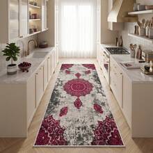 Washable Scandinavian Rugs – Nordic Designs For Modern Homes - Perfect For Living Room, Bedroom, Hallway, Kitchen - Indoor And Outdor Carpet | Non-Slip Backing - Coffee Brown - View 5