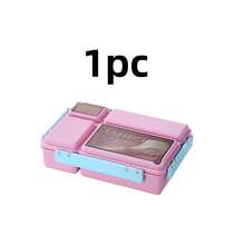 1pc Adult Bento Lunch Box With Utensils, Japanese Style Lunch Box, Portable Salad Box, Detachable Utensil Set - Multicolor - View 9