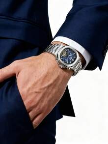 FORSINING 1pc Fashion Tourbillon Skeleton Automatic Mechanical Watch For Men Moon Phase Design Business Men Watches Top Brand Luxury Wristwatches - one-size - View 5