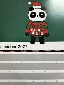 2027 Humorous Wall Calendar - Unreservedly Funny Monthly Schedule, Unique Novelty Gift For Friends And Colleagues, Double-Wire Bound Hanging Planner, Christmas And Halloween Holiday Decoration, Small Gift - Multiple Styles - View 4