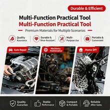 52-In-1 Universal Socket Wrench, Multi-Function Box End Wrench, 360° Rotating Head, Adjustable Multi-Purpose Manual Repair Tool, Suitable For Automotive, Bicycle, Household And Mechanical Maintenance - A - View 7