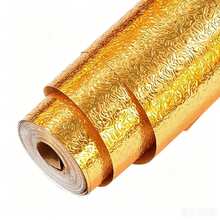 1 Roll Self-Adhesive Silver Aluminum Foil Contact Paper, Waterproof Oil-Proof Splash-Proof Kitchen Wallpaper, Suitable For Countertop, Cabinet, Drawer Decoration - Silver - View 20