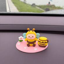 yucen Cute Little Bee 2026 New Car Dashboard Ornament, Fun Healing Decoration Gift, Sweet Honey - A - View 3