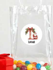 Personalized Christmas Stickers Labels, Christmas Stickers, Christmas Labels, Christmas Gift Labels, Home Christmas Decor, Holiday/Christmas Labels, Universal, Solid Color - Multicolor - View 8