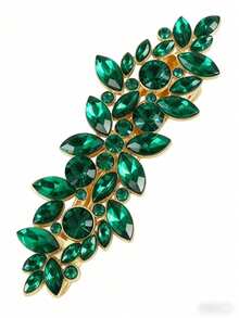 1pc Resin Drill Pearl Hair Clip - Multicolor - View 4