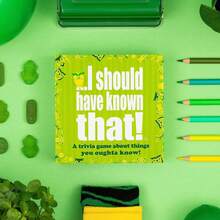 I Should Have Known That! Trivia Card Game, Fun Knowledge Quiz Tabletop Game, Great For Christmas, Game Party, Perfect Gift For Group Gatherings, Interactive Social Party Game - Multicolor - View 2