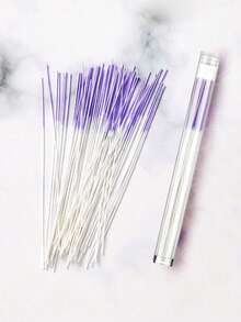 60pcs Purple Ear Piercing Cleaning Thread - Purple - View 2