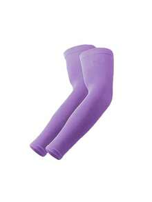 1 Pair Summer Outdoor Sun Protection Ice Silk Arm Sleeves, Anti-Slip Elastic Fishing Arm Warmers - A - View 12