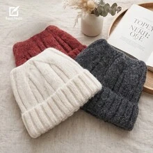 1Piece: Women's Cute Cat-Ear Knit Hat; Soft Ribbed Knit Winter Hat; Warm Solid-Color Knit Hat; Suitable For Everyday Outdoor Wear. - Cat Ear Cat - View 10