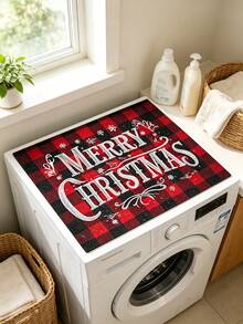 1PC Christmas Element Welcome Mat, Diatomite Absorbent Small Rug, Non‑Slip Floor Mat For Stove Coffee Machine Water Bar Counter, Christmas Halloween Home Decor, Indoor Outdoor Doormat For Front Door Kitchen Area - Multicolor - View 5