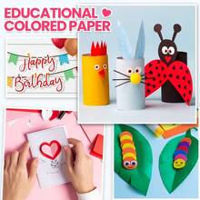 50 Lembar Karton Lembut Campuran Warna, 8,3 x 11,7 Inci, Berbagai Warna, Tebal, Untuk Hadiah Ulang Tahun, Scrapbooking, Pembuatan Kartu, Pencetakan, Proyek Sekolah, dan Kerajinan Tangan DIY - Beraneka warna - View 6